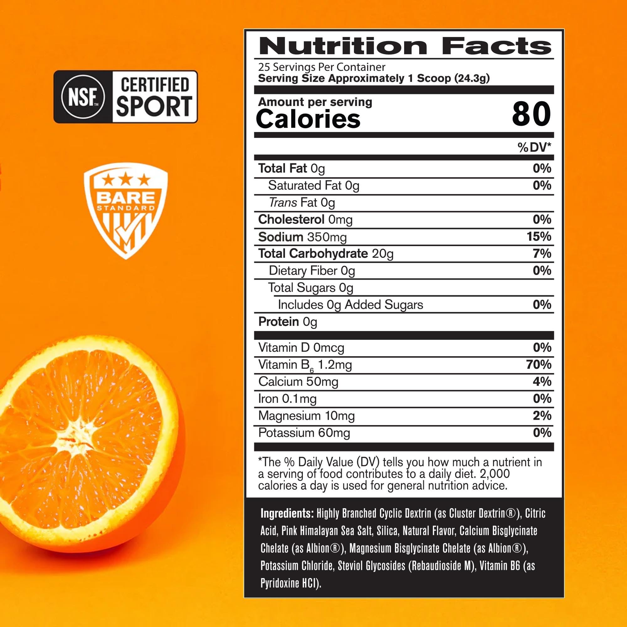 BARE PERFORMANCE NUTRITION BPN G1M Go One More Sport, hydratation et énergie soutenue pendant l’effort.