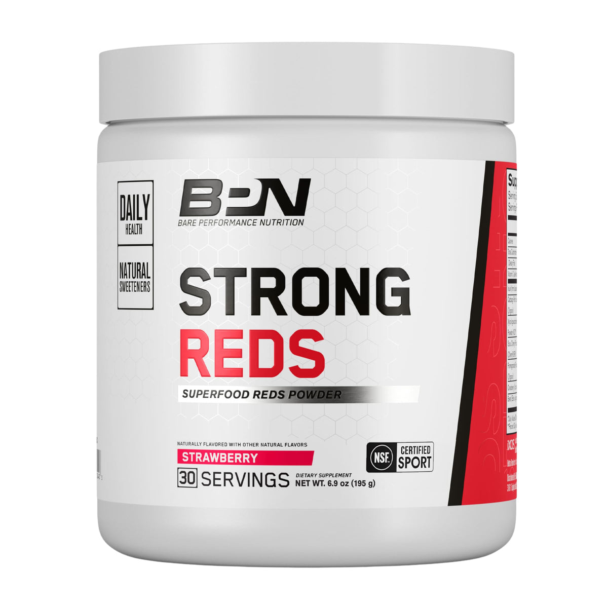 BARE PERFORMANCE NUTRITION BPN Strong Reds, poudre fruits, énergie naturelle.