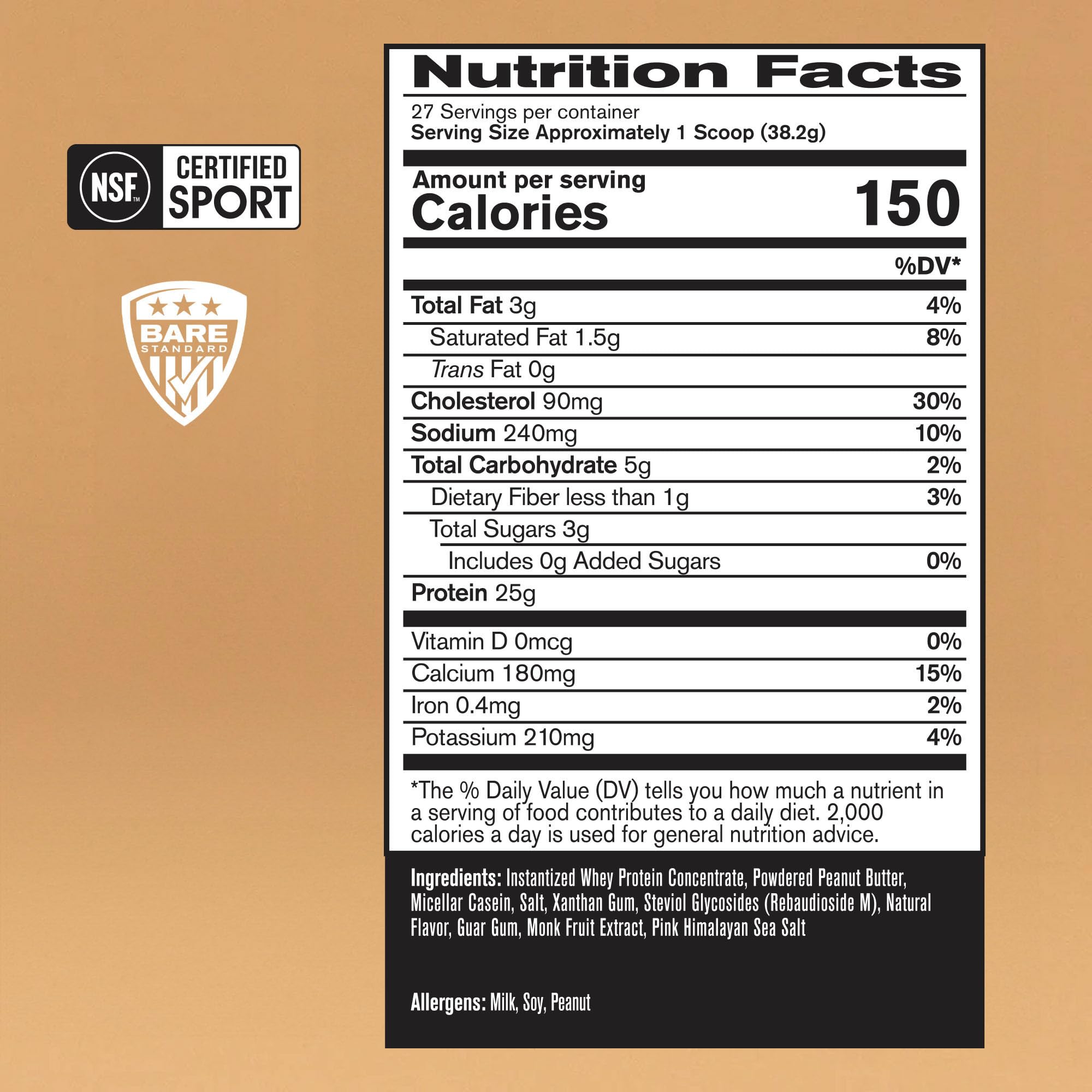 BARE PERFORMANCE NUTRITION dose-cuillere-proteine: dosage pratique pour récupération.