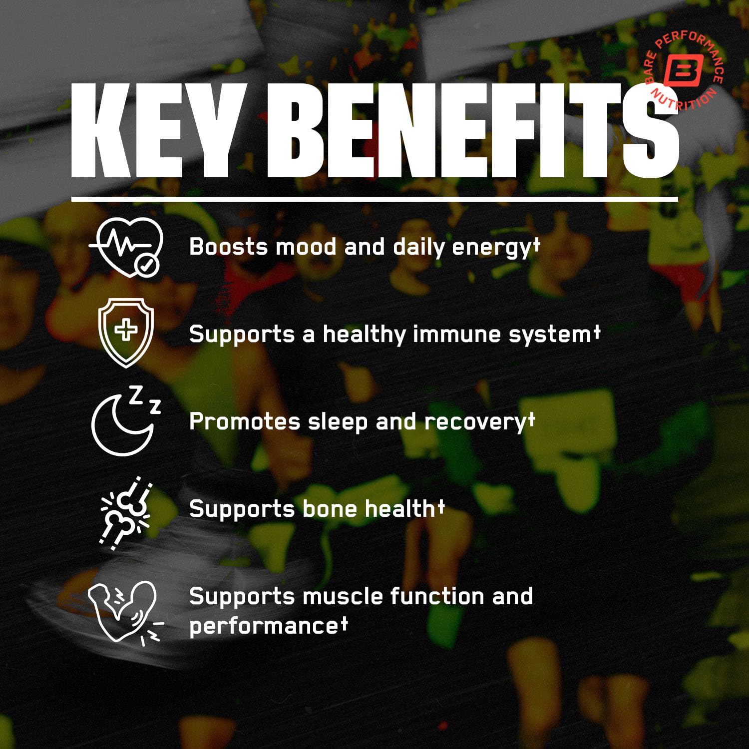 BARE PERFORMANCE NUTRITION Endurance Essentials – etiquette du flacon, ingrédients clés pour l endurance