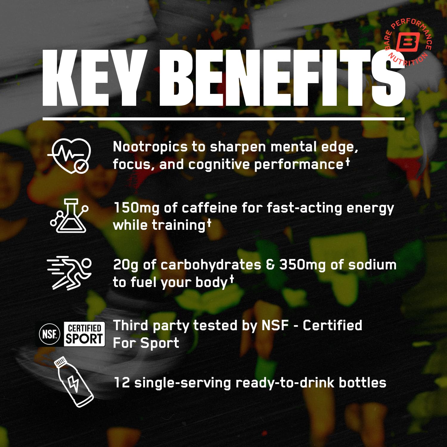 G1M Sport+ Bare Performance Nutrition : énergie et focus pendant l’effort.