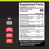 G1M Sport+ Bare Performance Nutrition : étiquette citron-lime, rafraîchissant et hydratant.