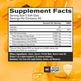 BARE PERFORMANCE NUTRITION Strong Omega: anchois sauvages pour acides gras essentiels