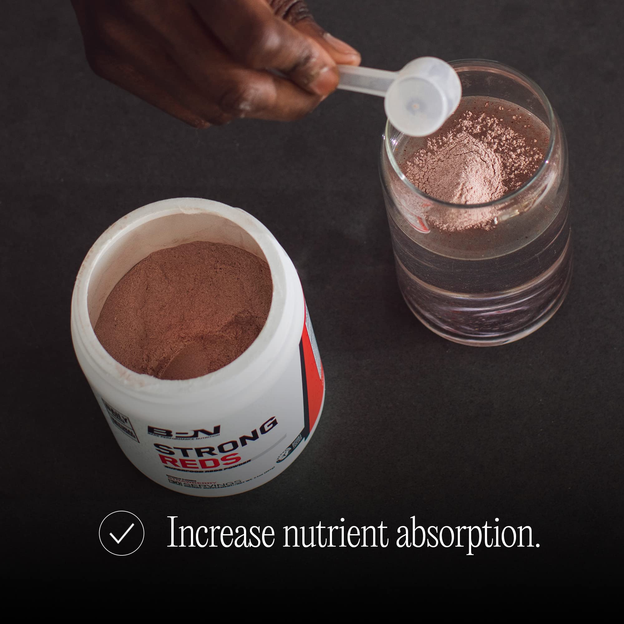 BARE PERFORMANCE NUTRITION Strong Reds Poudre Antioxydants, profil nutritionnel varié.
