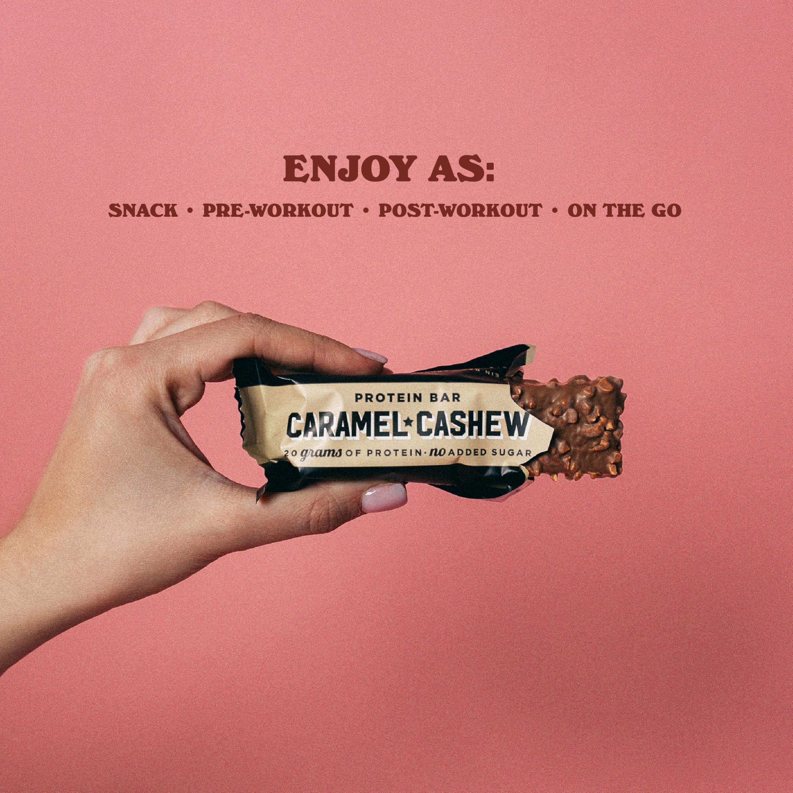 Goût gourmand Caramel Cashew Barebells, pause snack après l'entraînement idéale.