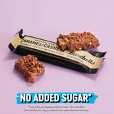 Barre Barebells caramel cashew, 20 g protéines et 1 g de sucre par barre