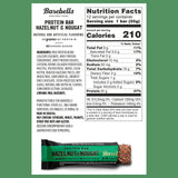 Barebells barres protéinées noisette et nougat, enrobage chocolat délicieux