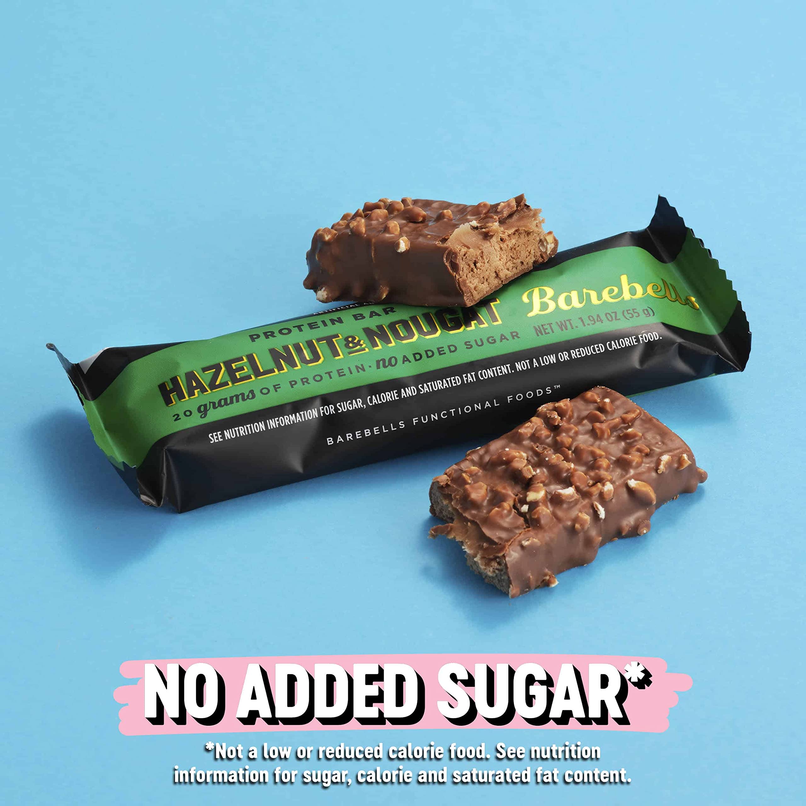 Barebells barres protéinées noisette et nougat, format portable idéal petit-déjeuner