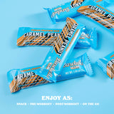 Barebells barre végétale cacahuète caramel, fiche nutritionnelle claire et 15 g protéines.