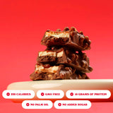 Barebells Soft guimauve cacahuète caramel enrobage chocolat lait, snack gourmand pratique.
