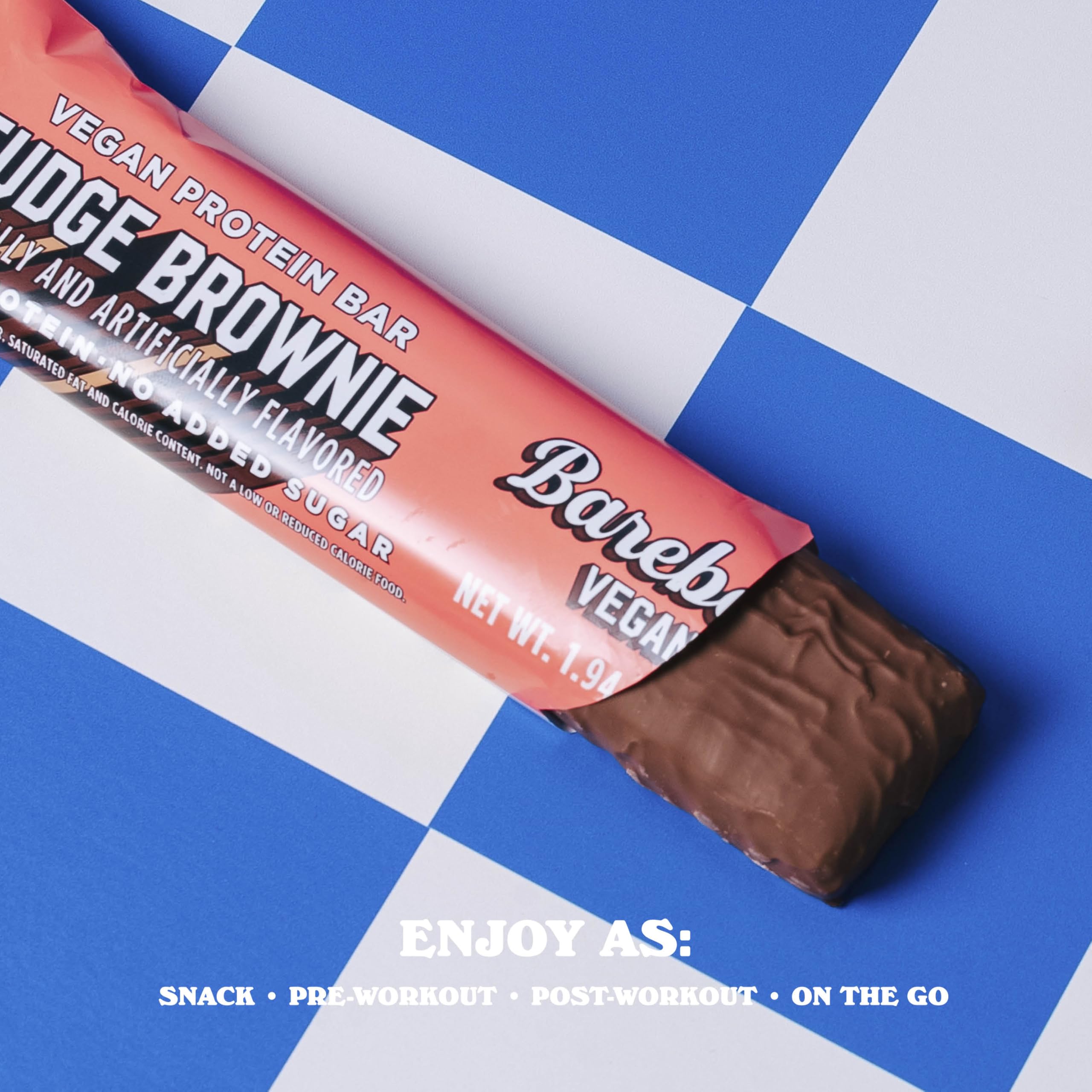 Barebells barres protéinées vegan fudge brownie – gourmande et vegan, parfaite après l'entraînement