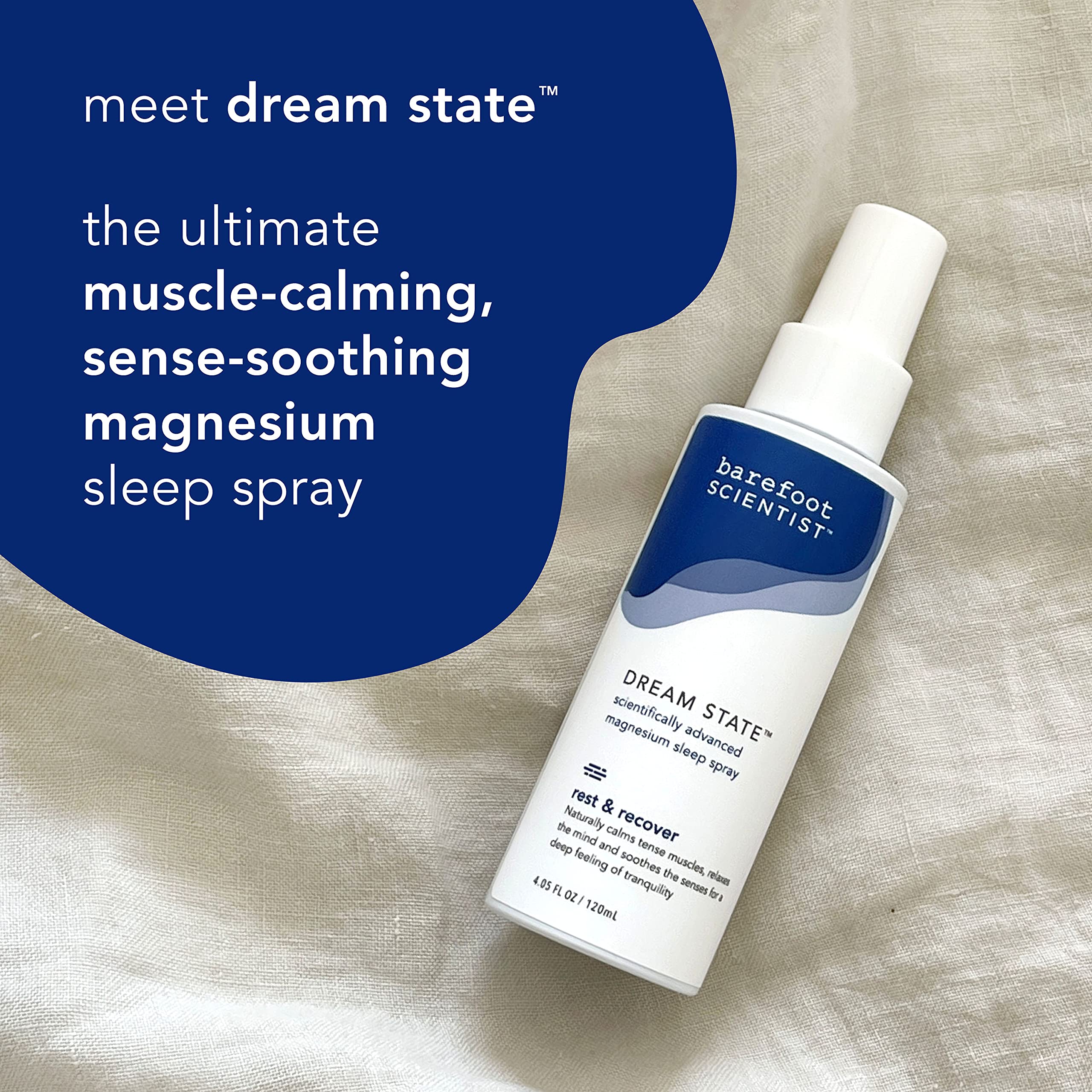 Détail de la bouteille Dream State pour une prise en main aisée.