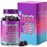 Gommes Barely Halal Shilajit, énergie et concentration en bouteille, sans caféine