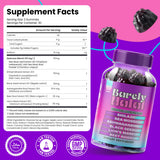 Gommes Barely Halal Shilajit, Ashwagandha et Lion's Mane pour clarté et équilibre
