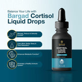 Bargad Cortisol Drops, gouttes-dans-eau, pratique et rapide à intégrer dans une routine.