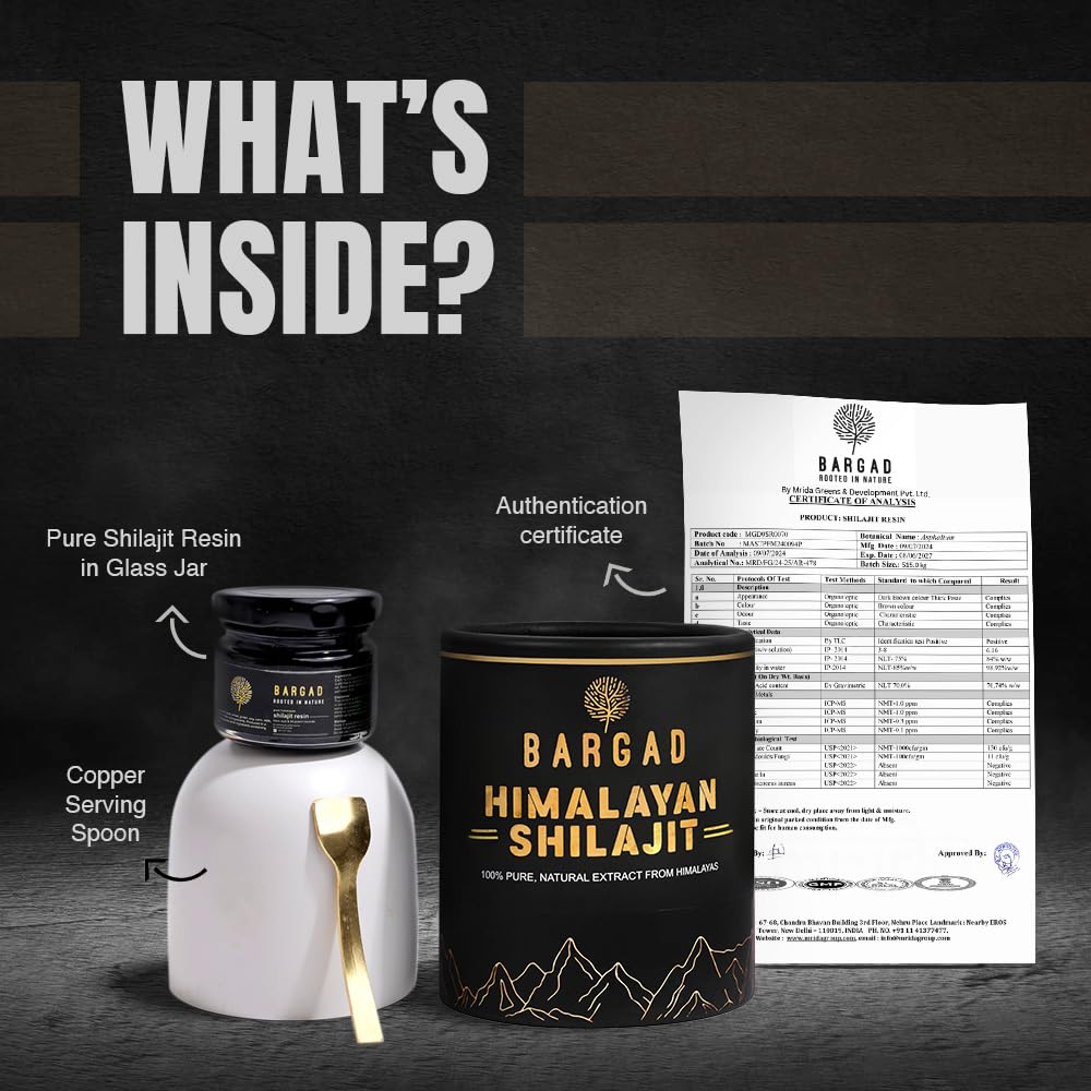 Shilajit Bargad Resin se dissout facilement dans l'eau chaude.