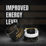 Texture ambrée de Bargad Shilajit Resin révélant richesse naturelle.