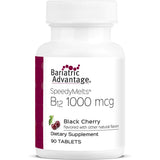 Bariatric Advantage B12 Speedy Melts avec arôme cerise noire, dissolution rapide sur la langue.