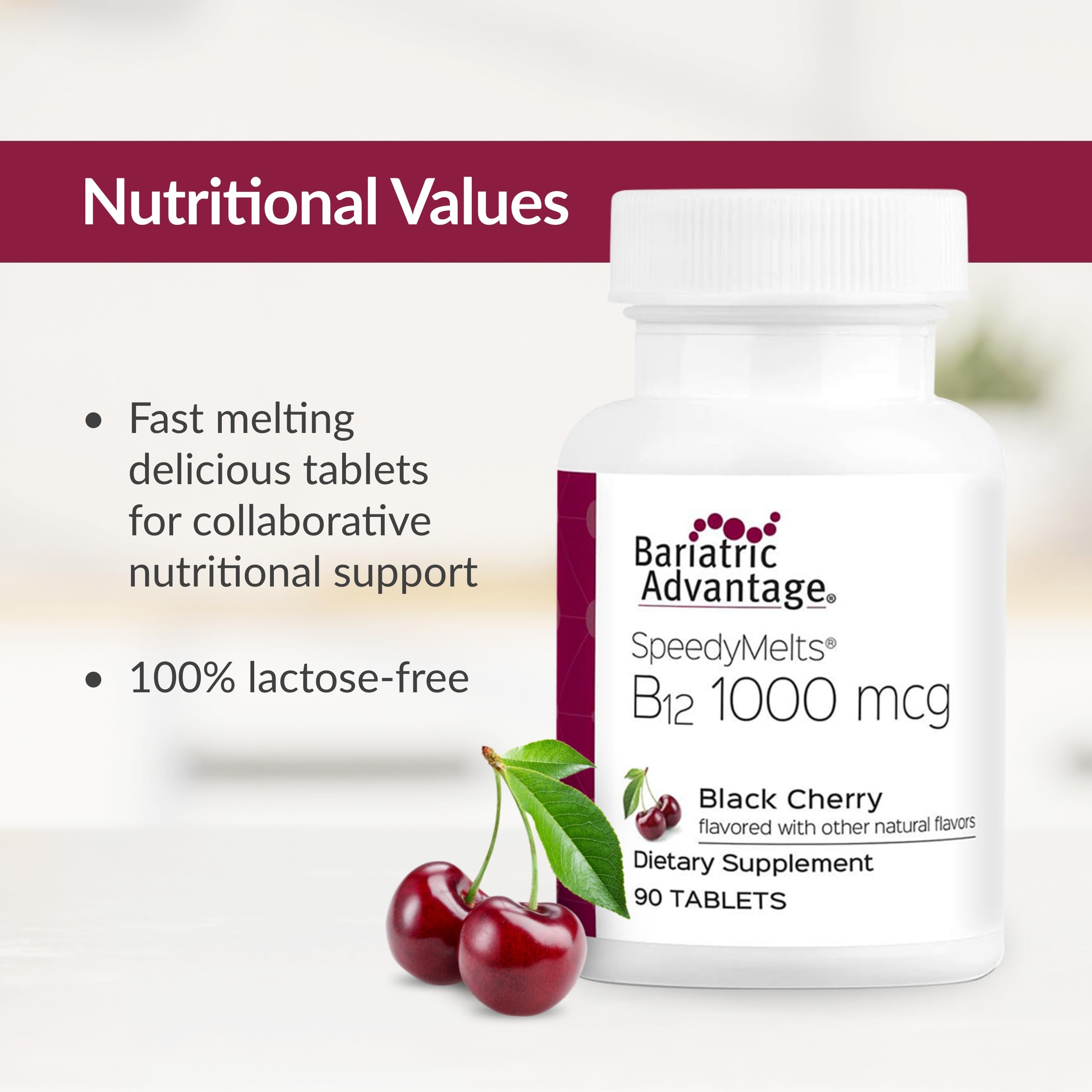 Bariatric Advantage B12 Speedy Melts après bypass gastrique pour une approche pratique.