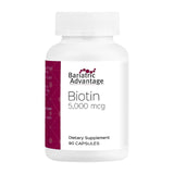 Bariatric Advantage Biotine 5000 mcg, mini-capsules digestes, soutien cheveux et ongles.