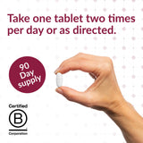 Boîte Bariatric Advantage – tablettes zinc chelate, présentation pratique.