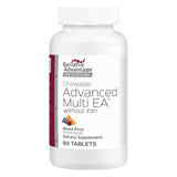 Bariatric Advantage - bouteille de comprimés à mâcher sans fer, utilisation quotidienne pratique.