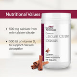 Bariatric Advantage cannelle calcium citrate, aide au maintien des os et des dents.