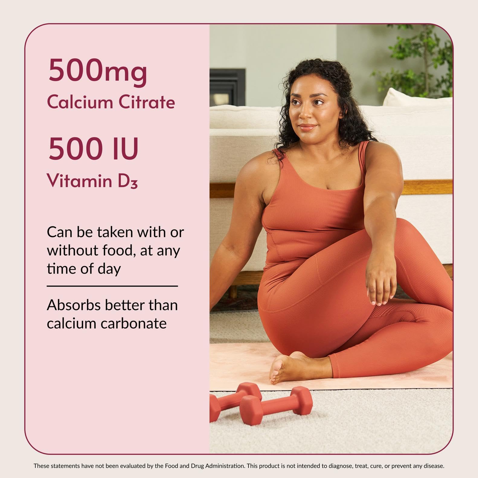 Sans sucre ajouté Bariatric Advantage, calcium citrate en gommes pratique
