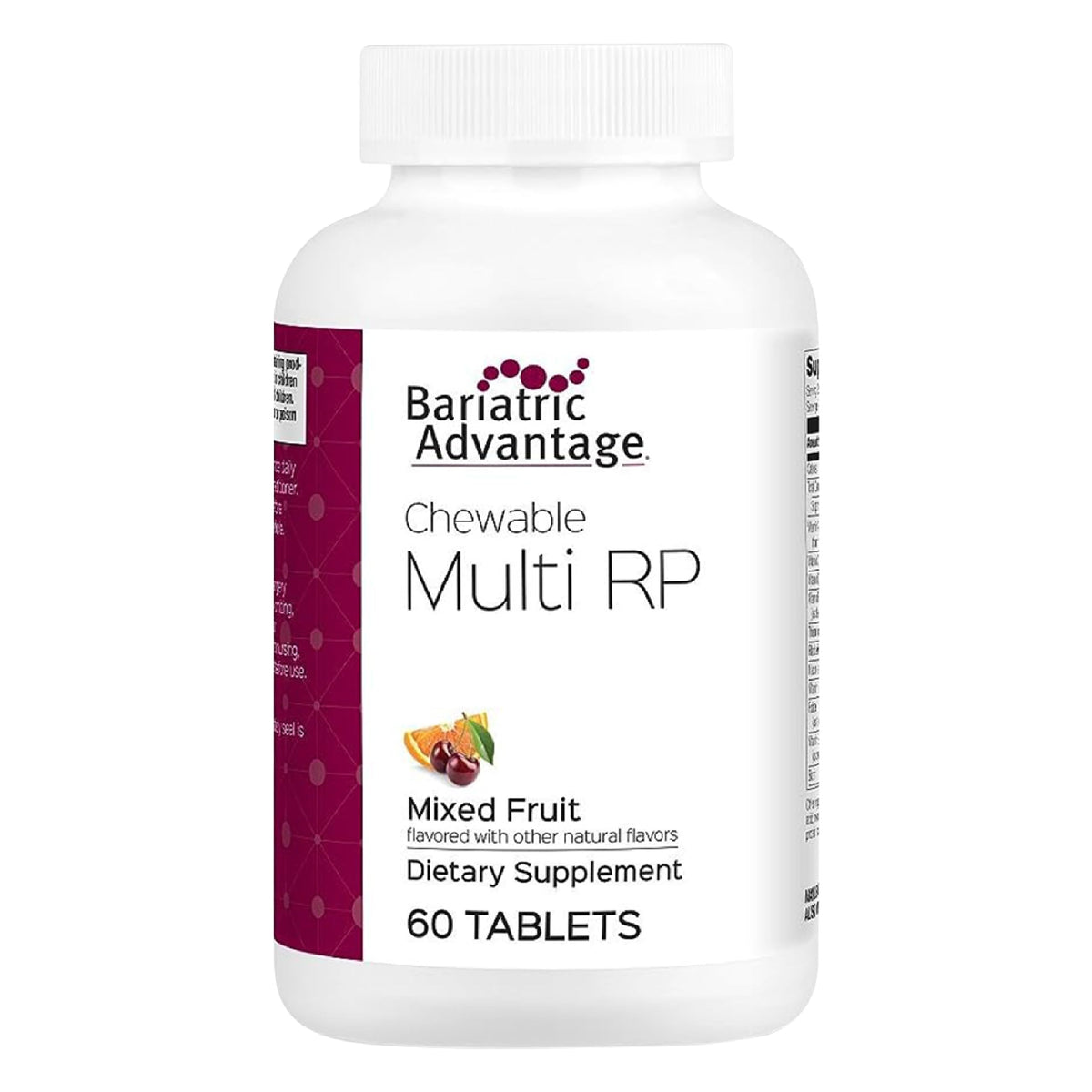 Bariatric Advantage Multivitamine à mâcher RP — bouteille facile à prendre au quotidien.