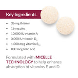 Bariatric Advantage - comprimés sans fer, formulation haute potence et absorption optimisée.