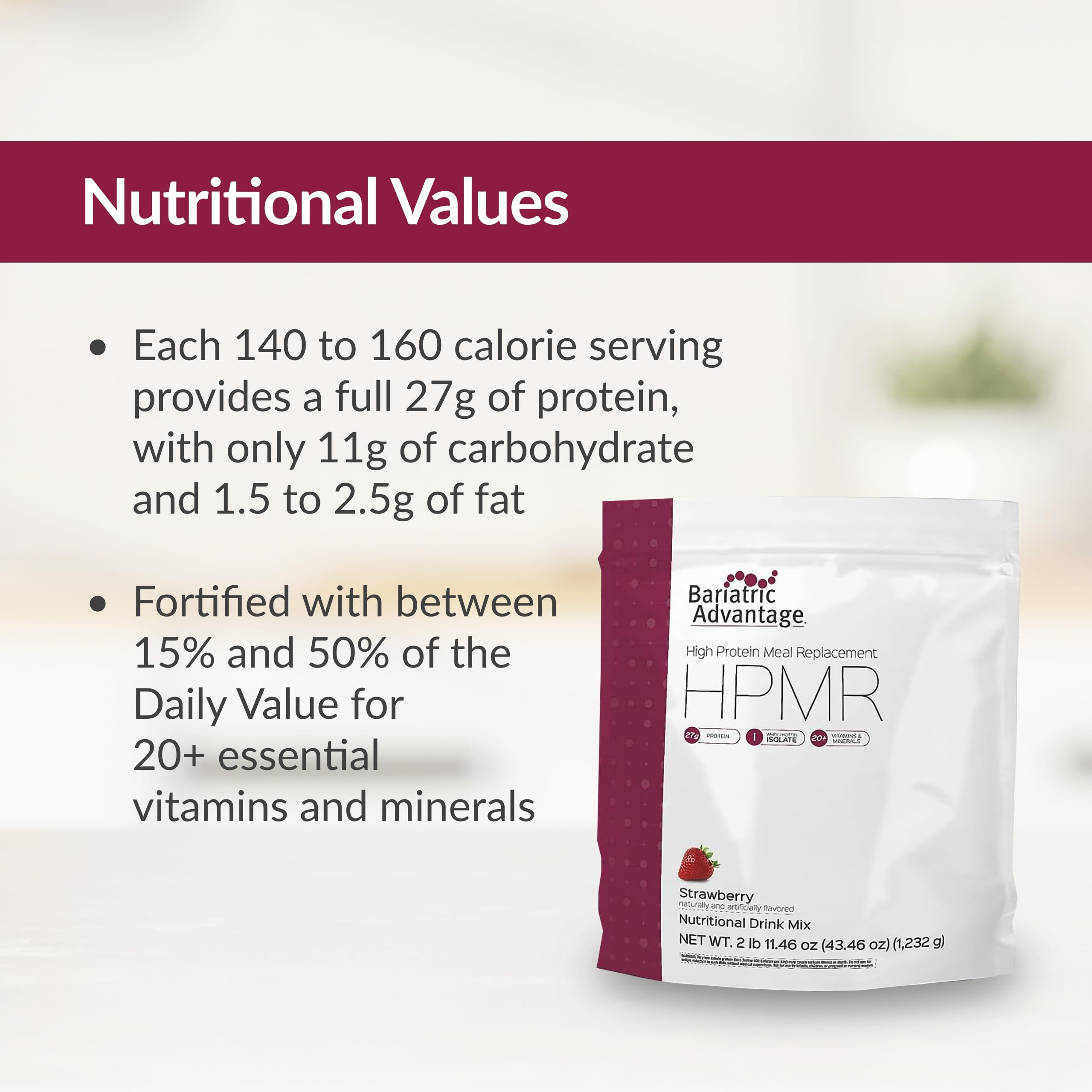 Cuillère-dose Bariatric Advantage protéine whey pratique
