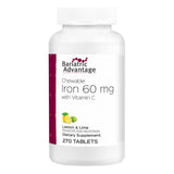 Fer Bariatric Advantage 60 mg vitamine C citron-lime, absorption potentielle améliorée.