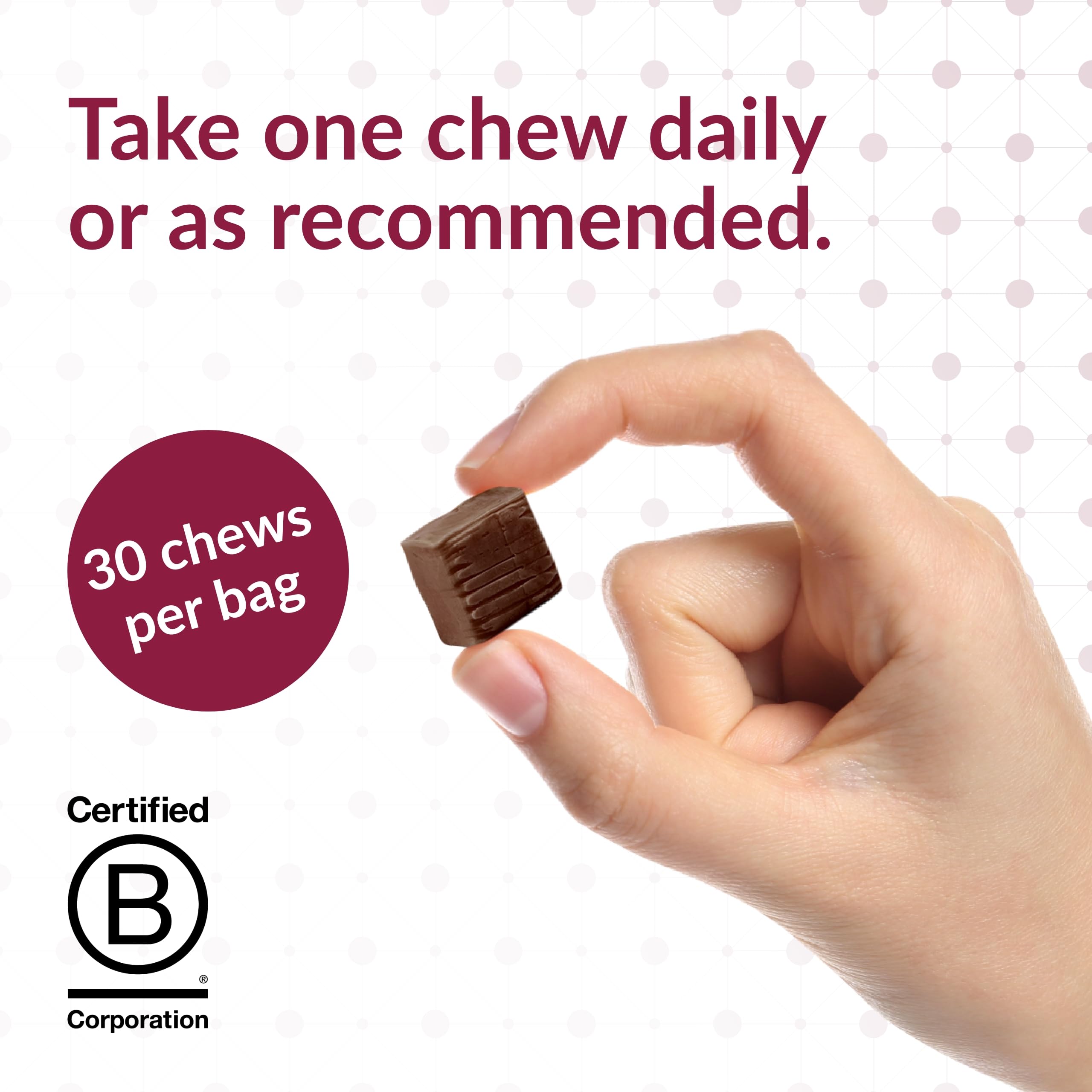 Bariatric Advantage Iron Chewy Bite vitamine C: 60 mg et soutien à l'absorption.