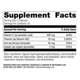 Bariatric Advantage : gélule fer avec vitamine C pour meilleure absorption