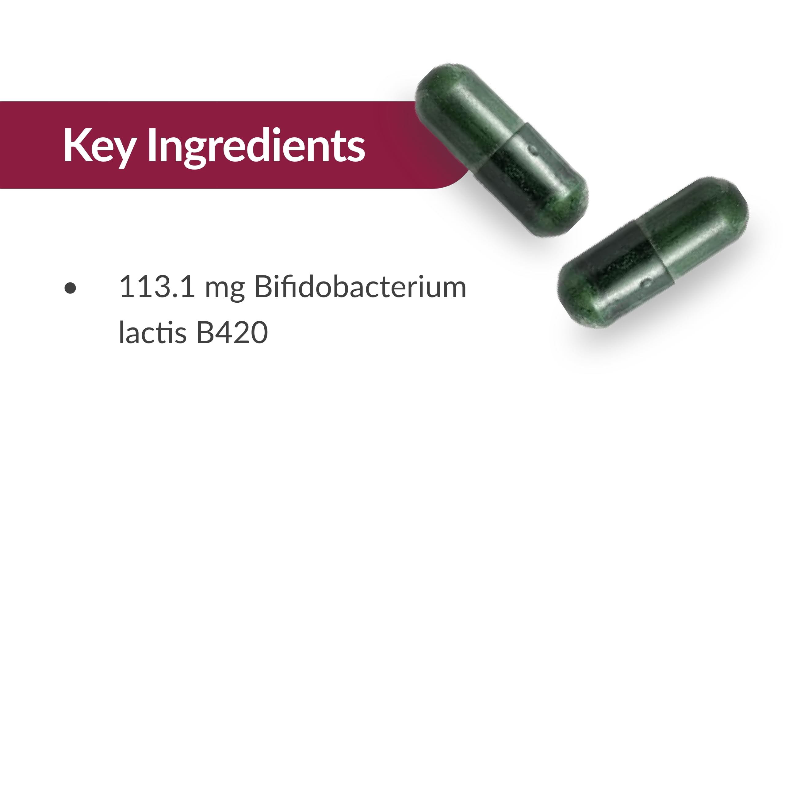 Tableau nutritionnel clair FloraVantage Control – informations sur portions pour plan d’utilisation