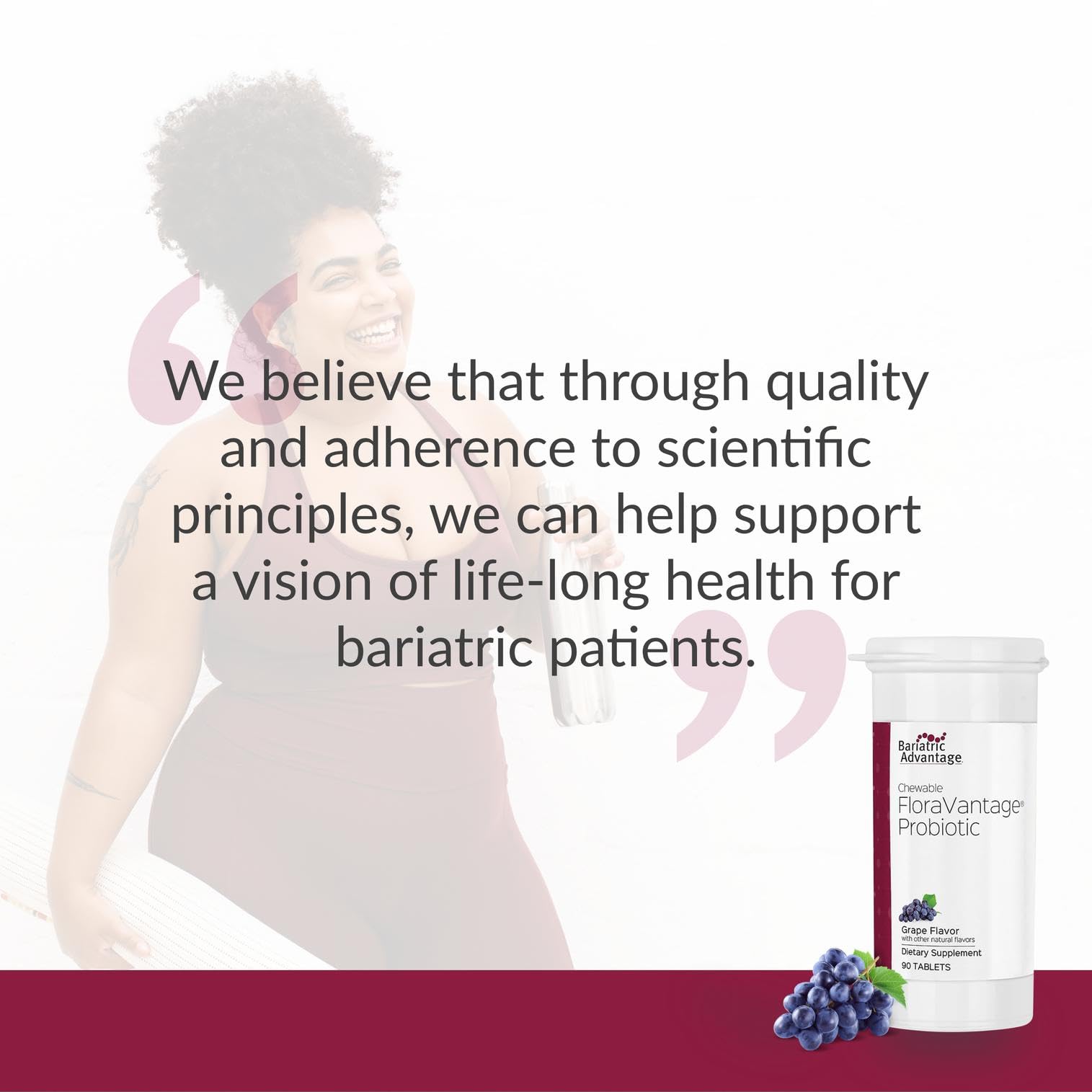 Soutien immunitaire potentiel grâce à FloraVantage Probiotic de Bariatric Advantage