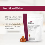 Gommes Bariatric Advantage calcium citrate et D3 favorisent l’assimilation du calcium