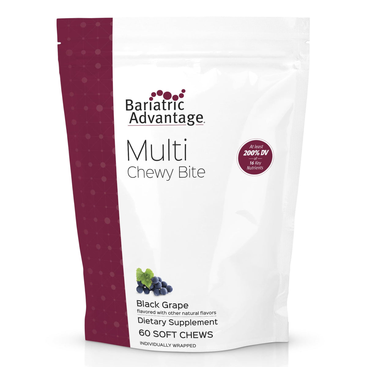 Bariatric Advantage Multi Chewy Bite – emballage pratique pour usage quotidien.