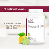 Bariatric Advantage Omega-3 300 antioxydants stabilisés : fraîcheur et qualité préservées.