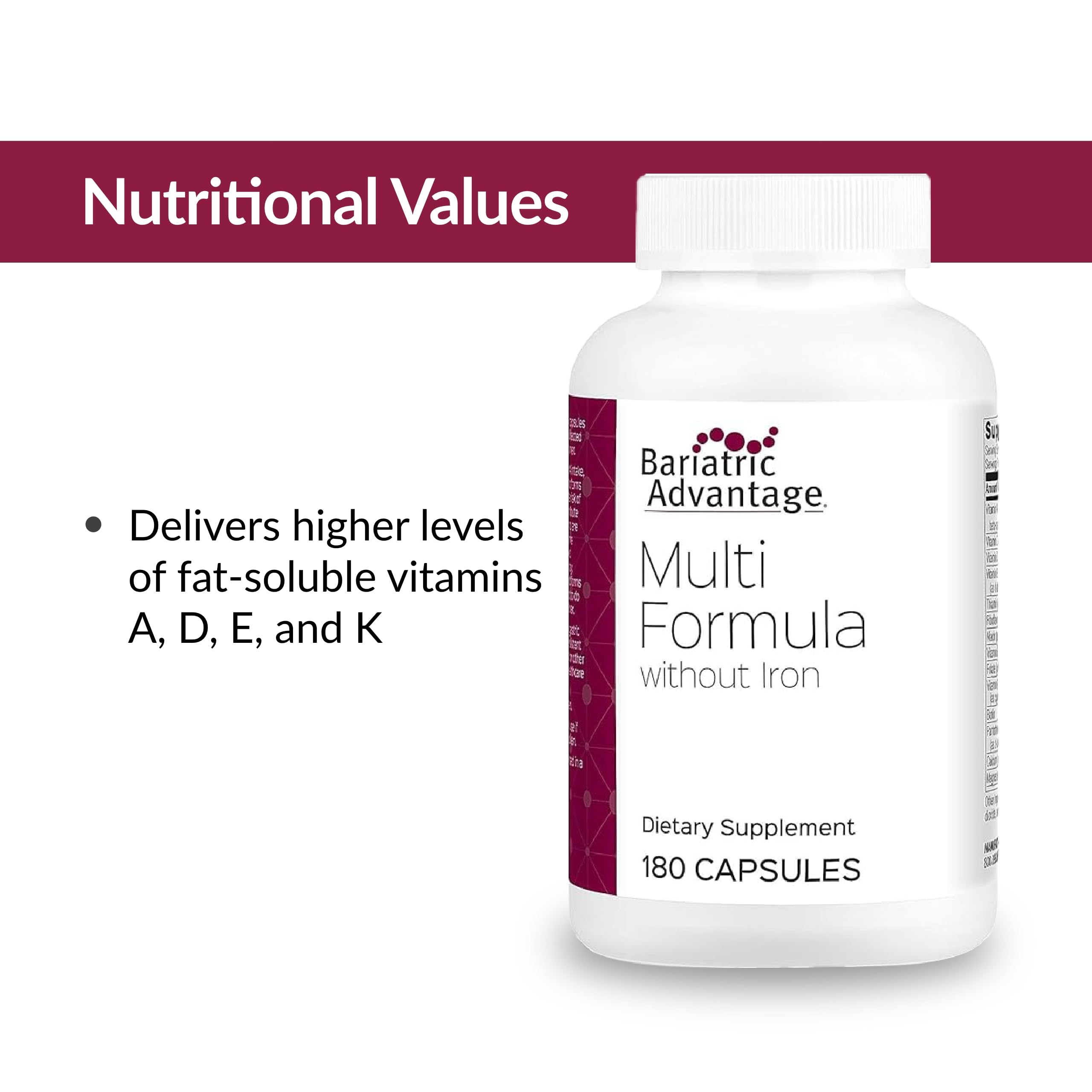 Bariatric Advantage – prise quotidienne facile, routine post-bariatique efficace