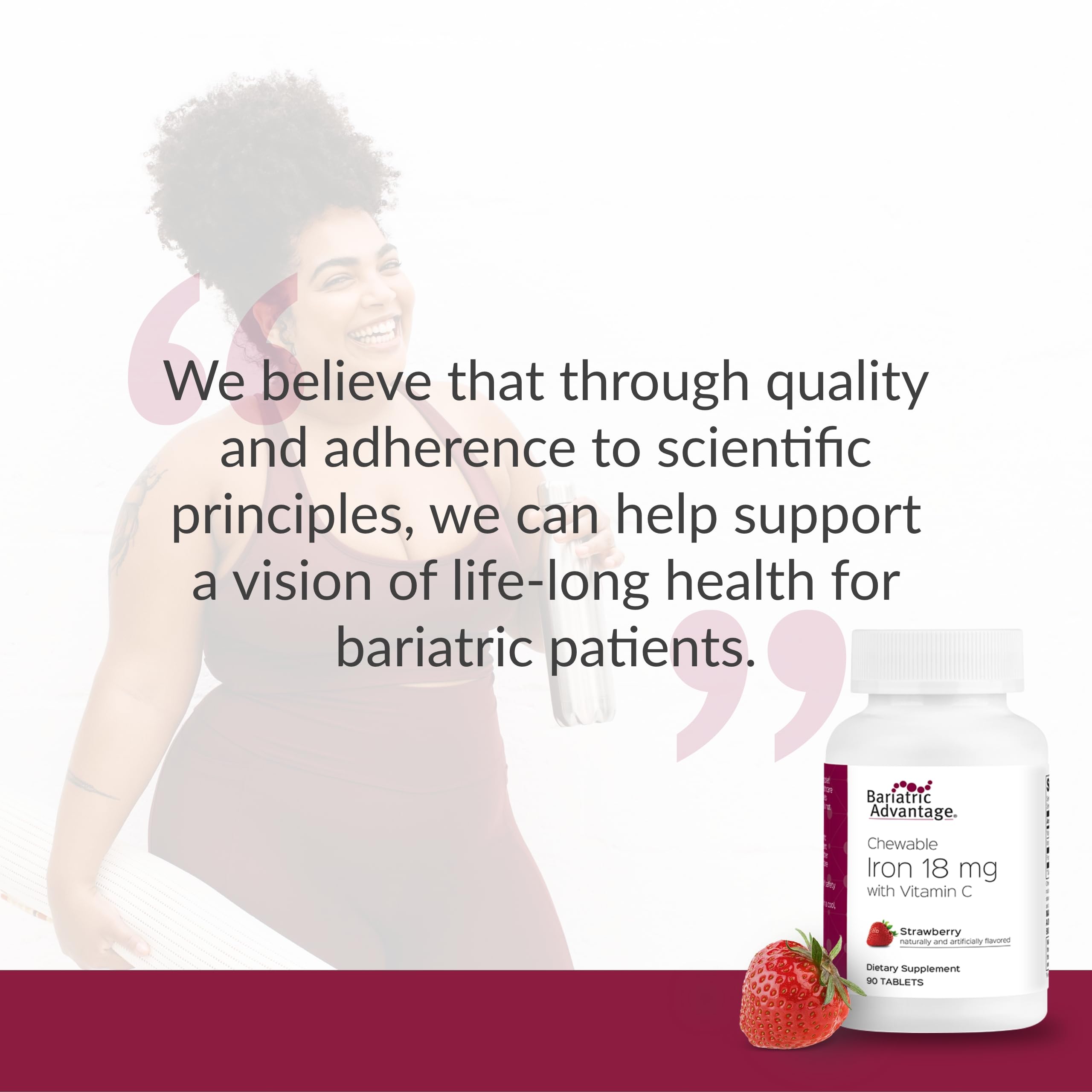 Bariatric Advantage prise quotidienne facile et tolérante.