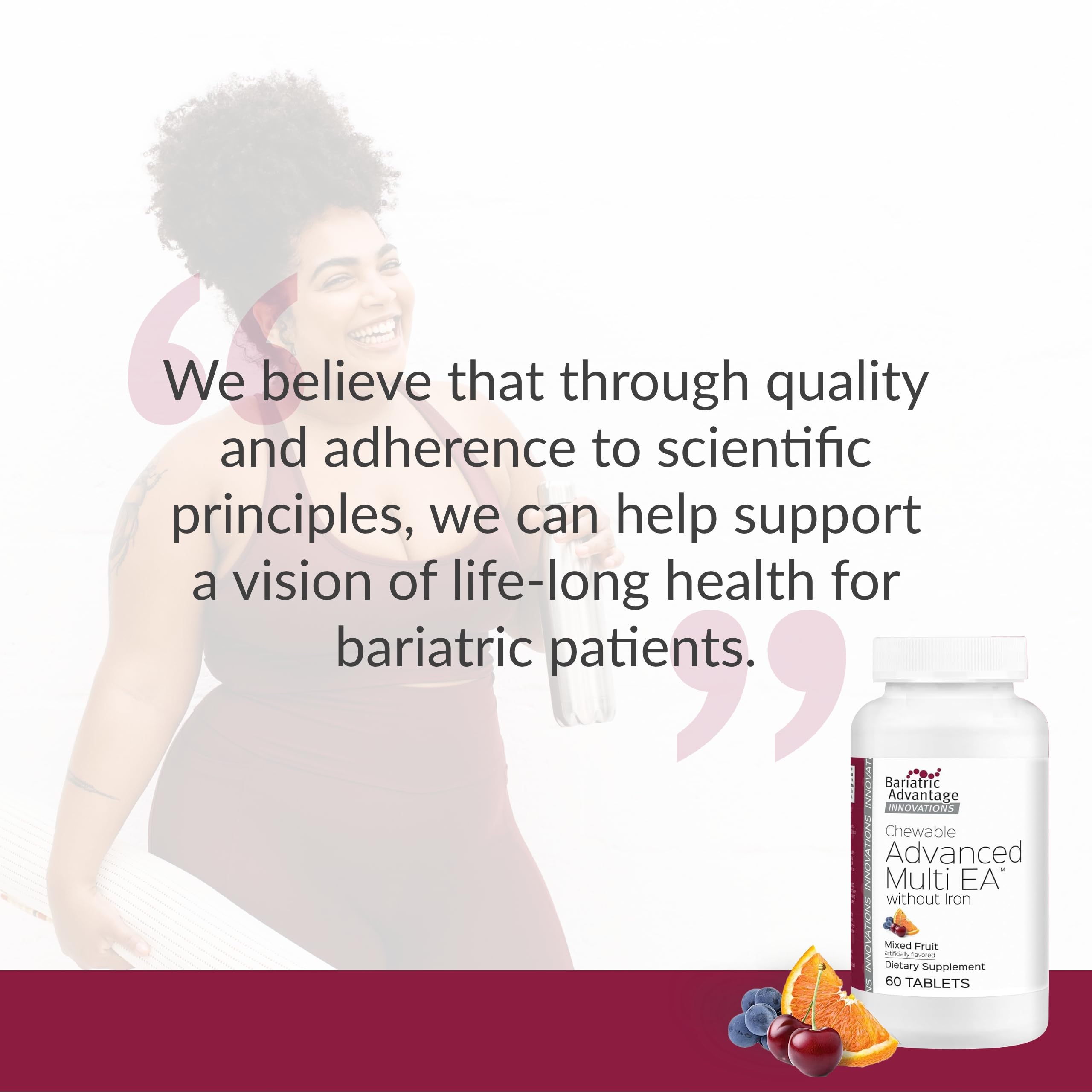Bariatric Advantage - routine post-op simple, prise quotidienne pratique.