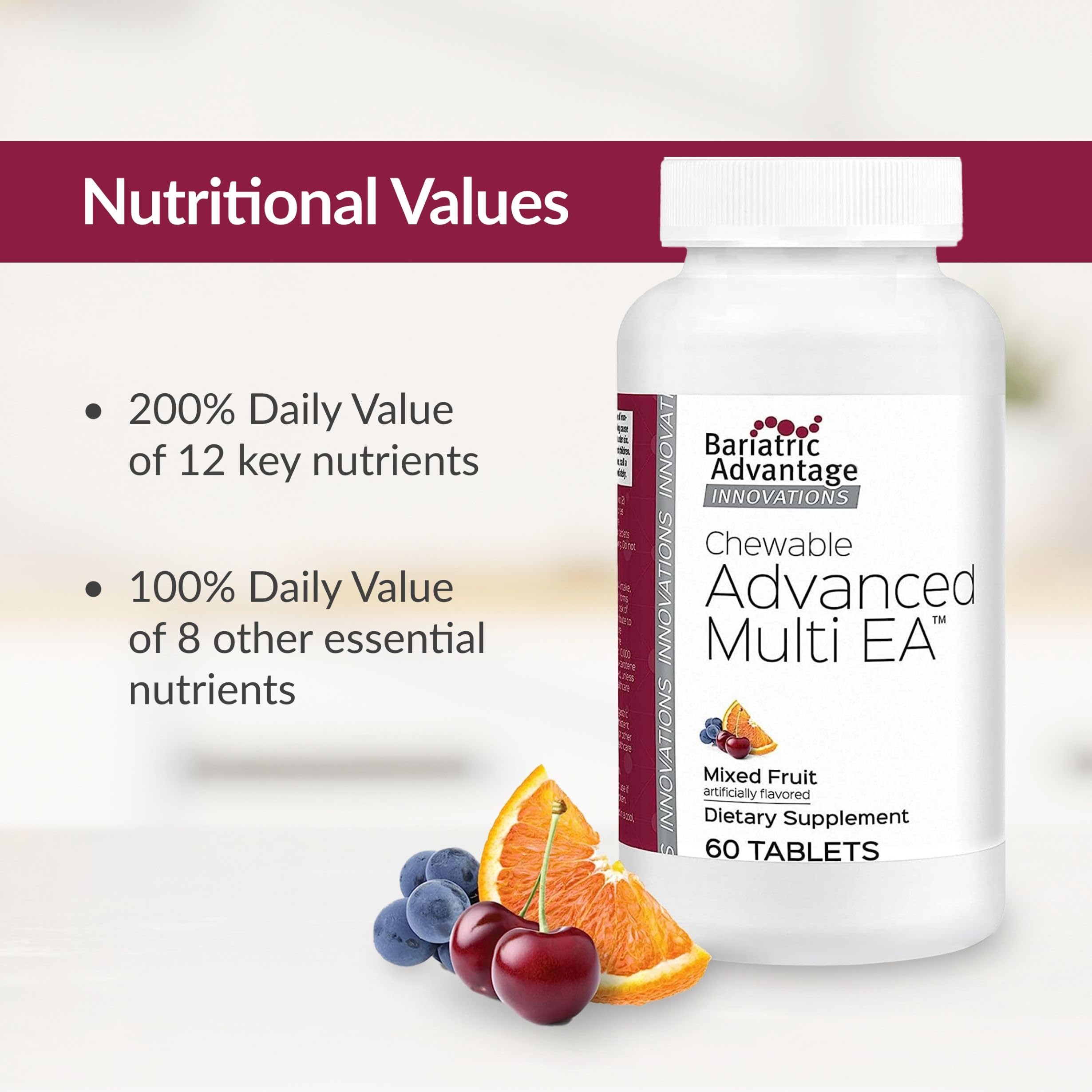 Saveur fraise de Bariatric Advantage, prise agréable au quotidien