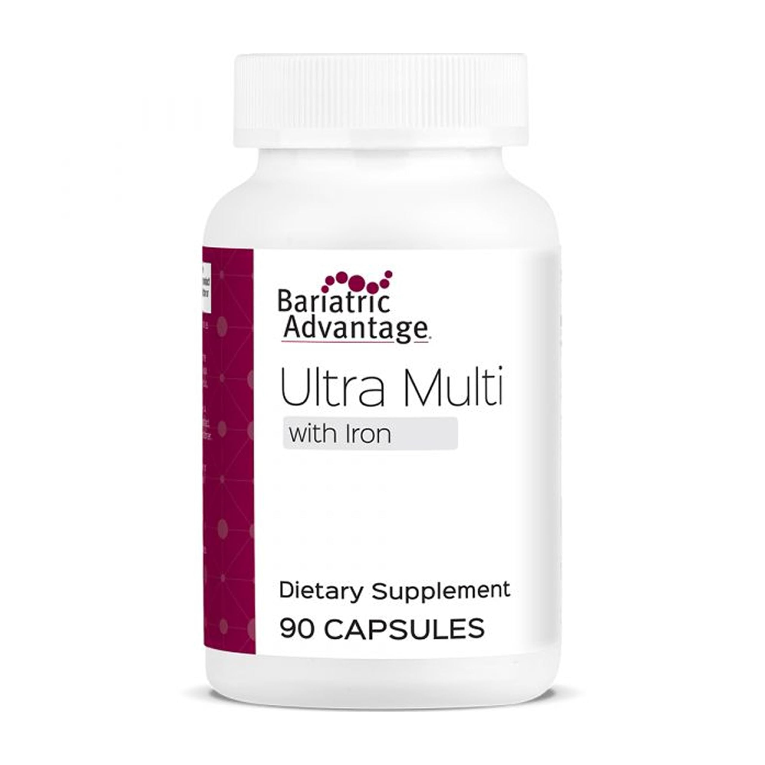 Bariatric Advantage Ultra Multi fer en capsules, soutient nutritionnel après chirurgie.