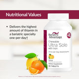 Bariatric Advantage Ultra Solo Fer – vitamine D3 hydrosoluble et vitamine A pour une meilleure absorption.