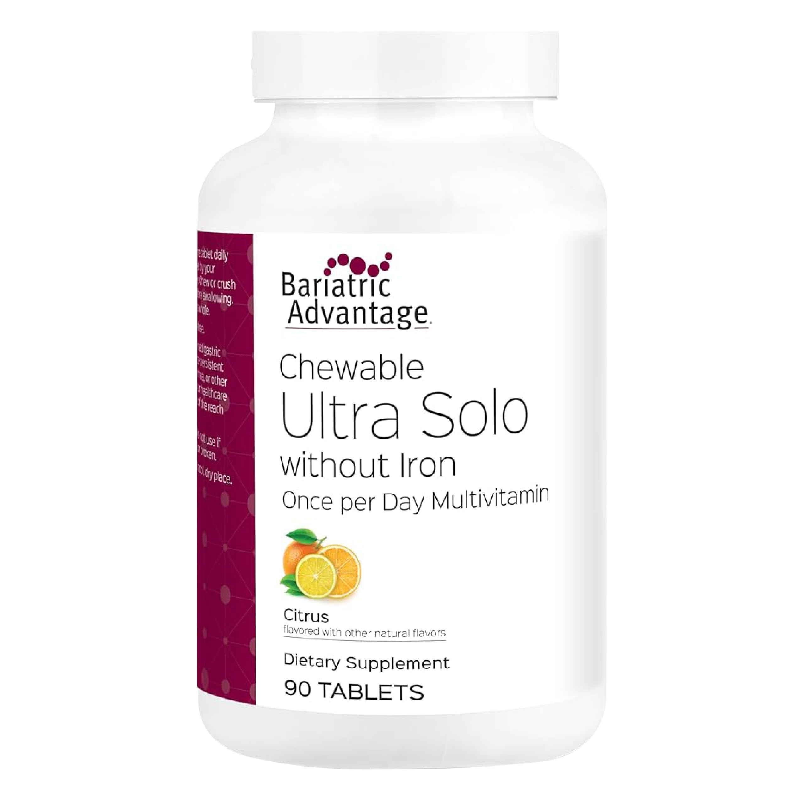 Bariatric Advantage Ultra Solo sans fer en bouteille, format pratique quotidienne.
