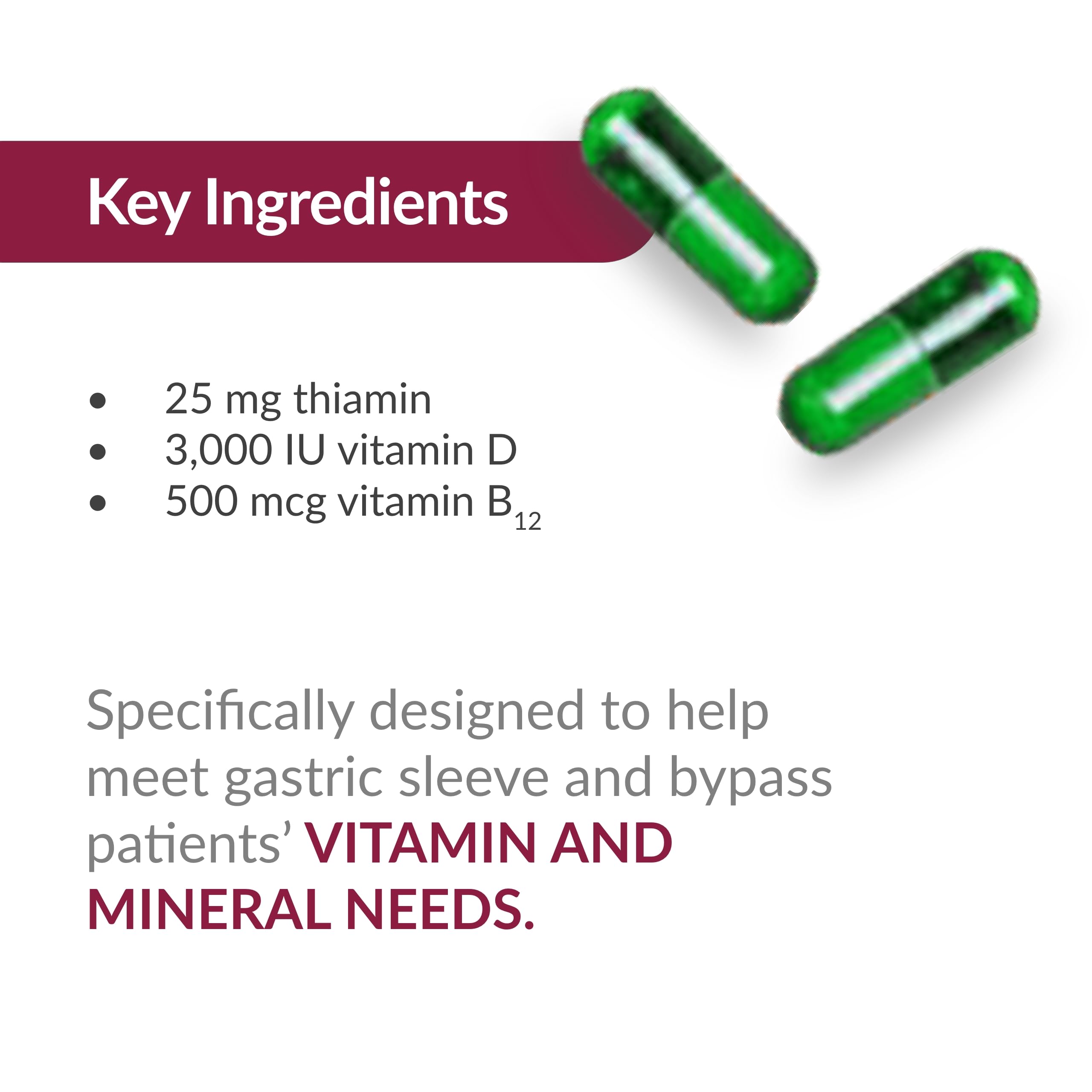 Formule complète Ultra Solo Sans Fer: vitamines et minéraux essentiels pour votre nutriction