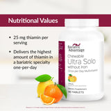 Flacon quotidien Bariatric Advantage, dose quotidienne simplifiée.