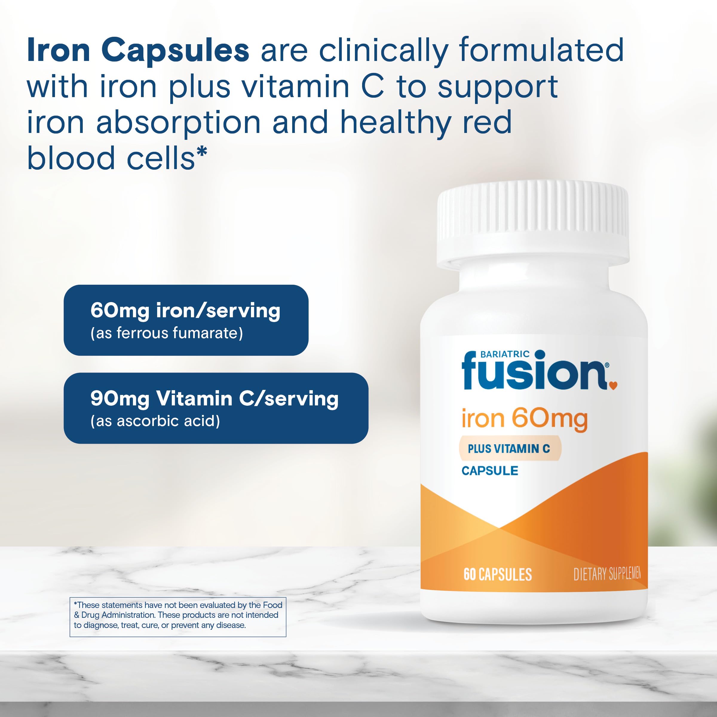 Absorption maximale grâce à la formulation Bariatric Fusion, adaptée après chirurgie.