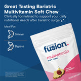 Texture lisse des gommes Bariatric Fusion facilitant l’apport quotidien en vitamines